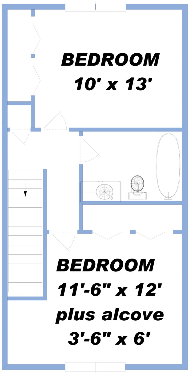 Center Townhouse Floor Plan (2nd Floor) Center Townhouse Floor Plan (2nd Floor)